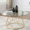 Hamela Glass Top Coffee Table - miBasics Black -Coffee Tables Elegant store unnamed file 5788