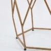 Roxy Hexagonal Cocktail Glass Table Gold - Steve Silver Co. -Coffee Tables Elegant store unnamed file 5836