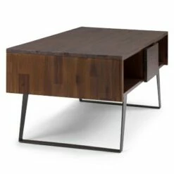 Mitchell Coffee Table - Wyndenhall Distressed Charcoal Brown -Coffee Tables Elegant store unnamed file 5869