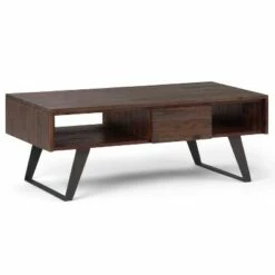 Mitchell Coffee Table - Wyndenhall Distressed Charcoal Brown -Coffee Tables Elegant store unnamed file 5872