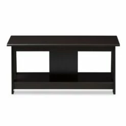 Fionan Modern and Contemporary Finished Coffee Table Dark Brown - Baxton Studio
