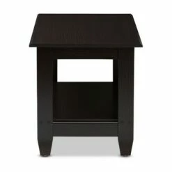 Malena Modern and Contemporary Finished Coffee Table Dark Brown - Baxton Studio -Coffee Tables Elegant store unnamed file 617