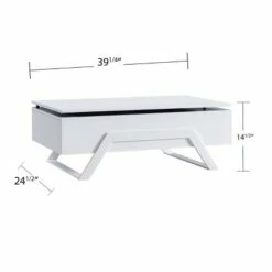 Lyric Lift Top Cocktail Table White - Aiden Lane -Coffee Tables Elegant store unnamed file 630