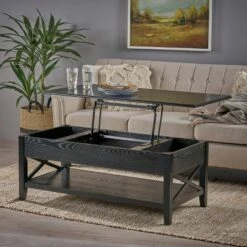 Decatur Farmhouse Lift Top Coffee Table - Christopher Knight Home Gray -Coffee Tables Elegant store unnamed file 632