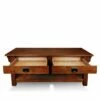 Mission Coffee Table With Drawers And Shelf - Medium Oak - Leick Home 1 Mission Coffee Table With Drawers And Shelf - Medium Oak - Leick Home -Coffee Tables Elegant store unnamed file 651