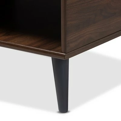 Pierre Coffee Table - Baxton Studio Oak Brown/gray 7 Pierre Coffee Table - Baxton Studio Oak Brown/gray - Image 5