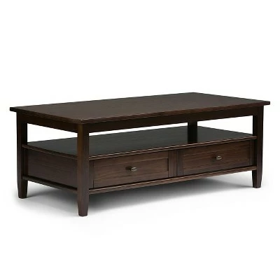 48" Norfolk Coffee Table - WyndenHall Tobacco Brown 10 48" Norfolk Coffee Table - WyndenHall Tobacco Brown - Image 8