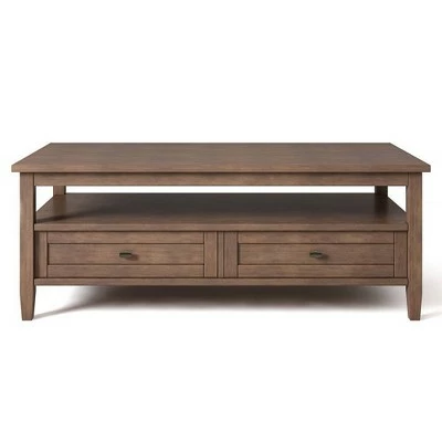 48" Norfolk Coffee Table - WyndenHall Tobacco Brown 12 48" Norfolk Coffee Table - WyndenHall Tobacco Brown - Image 10