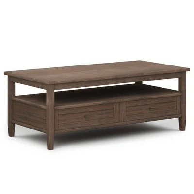 48" Norfolk Coffee Table - WyndenHall Tobacco Brown 14 48" Norfolk Coffee Table - WyndenHall Tobacco Brown - Image 12