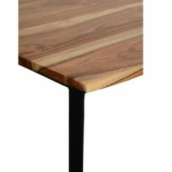 Set of 3 Wooden Nesting Coffee End Tables with Metal Base Brown/Black - The Urban Port -Coffee Tables Elegant store unnamed file 695
