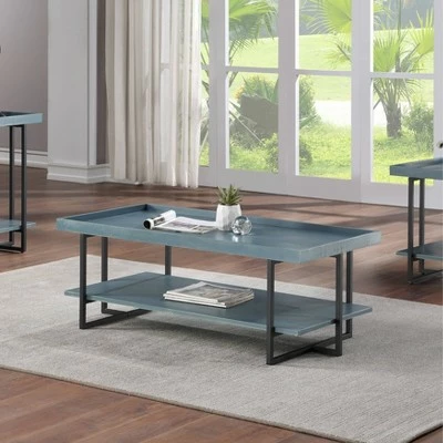 Grislare Rectangular Coffee Table - HOMES: Inside + Out Antique White/black 3 Grislare Rectangular Coffee Table - HOMES: Inside + Out Antique White/black