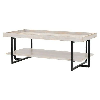 Grislare Rectangular Coffee Table - HOMES: Inside + Out Antique White/black 8 Grislare Rectangular Coffee Table - HOMES: Inside + Out Antique White/black - Image 6