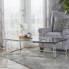 Bayla Modern Coffee Table Clear - Christopher Knight Home 1 Bayla Modern Coffee Table Clear - Christopher Knight Home -Coffee Tables Elegant store unnamed file 706