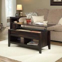 Dakota Pass Lift Top Coffee Table - Sauder Char Pine -Coffee Tables Elegant store unnamed file 719