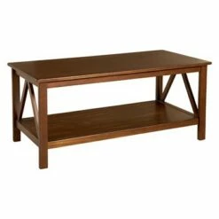 Titian Coffee Table Driftwood - Linon Brown -Coffee Tables Elegant store unnamed file 738