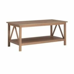 Titian Coffee Table Driftwood - Linon Brown -Coffee Tables Elegant store unnamed file 739