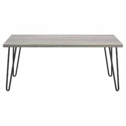 Heywood Retro Coffee Table Sonoma Oak/Gunmetal Gray - Room & Joy
