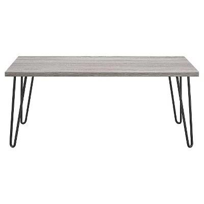 Heywood Retro Coffee Table Sonoma Oak/Gunmetal Gray - Room & Joy 3 Heywood Retro Coffee Table Sonoma Oak/Gunmetal Gray - Room & Joy