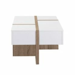 Odelia Coffee Table White/Brown - miBasics -Coffee Tables Elegant store unnamed file 788