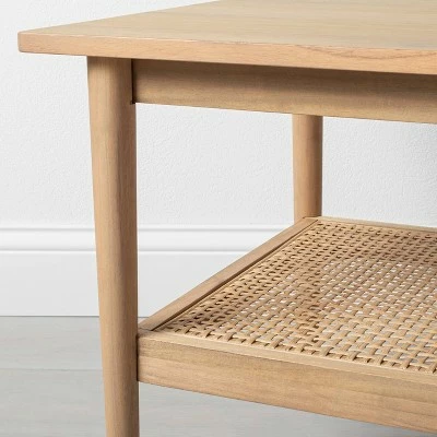 Hearth & Hand W/Magnolia Furniture Wood & Cane Coffee Table - Hearth & Hand™ with Magnolia Brown 2 Hearth & Hand W/Magnolia Furniture Wood & Cane Coffee Table - Hearth & Hand™ with Magnolia Brown