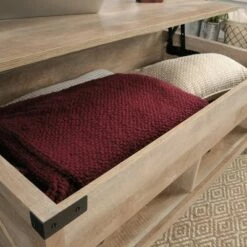 Bridge Acre Rustic Farmhouse Lift Top Coffee Table - Sauder Mystic Oak -Coffee Tables Elegant store unnamed file 810