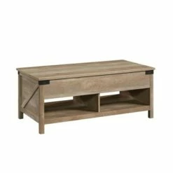 Bridge Acre Rustic Farmhouse Lift Top Coffee Table - Sauder Mystic Oak -Coffee Tables Elegant store unnamed file 811