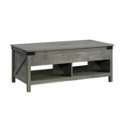 Bridge Acre Rustic Farmhouse Lift Top Coffee Table - Sauder Mystic Oak -Coffee Tables Elegant store unnamed file 812
