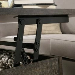 Steel River Lift Top Coffee Table - Sauder Carbon Brown -Coffee Tables Elegant store unnamed file 831