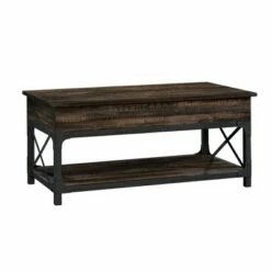 Steel River Lift Top Coffee Table - Sauder Carbon Brown -Coffee Tables Elegant store unnamed file 834