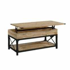 Steel River Lift Top Coffee Table - Sauder Carbon Brown -Coffee Tables Elegant store unnamed file 835