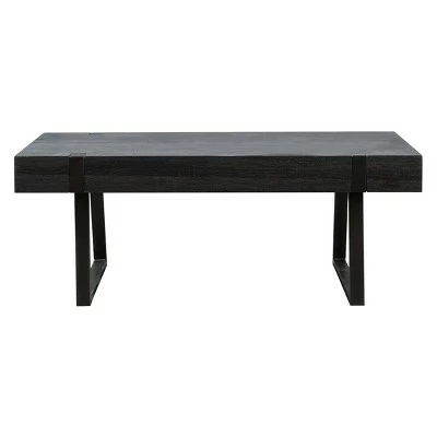 Abitha Coffee Table - Christopher Knight Home Black Oak 6 Abitha Coffee Table - Christopher Knight Home Black Oak - Image 4