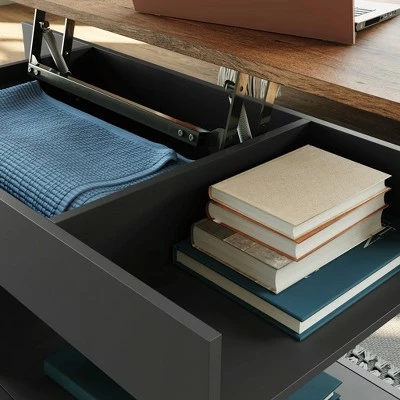 Boulevard Café Lift Top Coffee Table Black - Sauder 6 Boulevard Café Lift Top Coffee Table Black - Sauder - Image 4