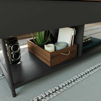 Boulevard Café Lift Top Coffee Table Black - Sauder 7 Boulevard Café Lift Top Coffee Table Black - Sauder - Image 5