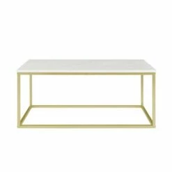 Owen Urban Open Box Frame Coffee Table - Saracina Home Dark Walnut