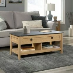 August Hill Lift Top Coffee Table Brown - Sauder