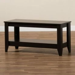 Elada Wenge Wood Coffee Table Dark Brown - Baxton Studio 12 Elada Wenge Wood Coffee Table Dark Brown - Baxton Studio -Coffee Tables Elegant store unnamed file 882