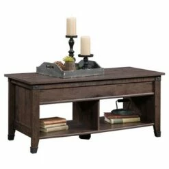 Carson Forge Lift Top Coffee Table - Sauder Beige -Coffee Tables Elegant store unnamed file 901