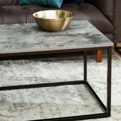 Owen Urban Open Box Frame Coffee Table - Saracina Home Dark Walnut -Coffee Tables Elegant store unnamed file 91