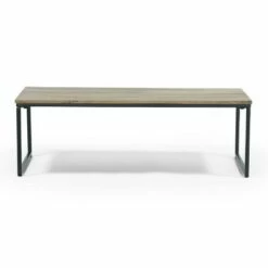 Greycliff Modern Industrial Handcrafted Acacia Wood Coffee Table Natural/Black - Christopher Knight Home