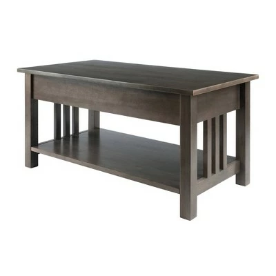 Stafford Coffee Table Oyster Gray - Winsome 7 Stafford Coffee Table Oyster Gray - Winsome - Image 5