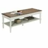 French Country Coffee Table Driftwood/White - Breighton Home -Coffee Tables Elegant store unnamed file 958