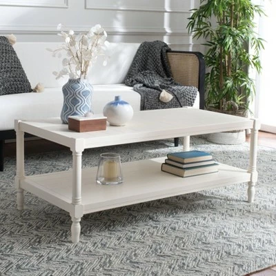 Bela Coffee Table - White - Safavieh 4 Bela Coffee Table - White - Safavieh - Image 2