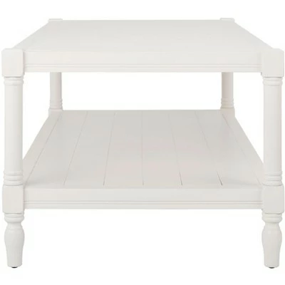 Bela Coffee Table - White - Safavieh 6 Bela Coffee Table - White - Safavieh - Image 4