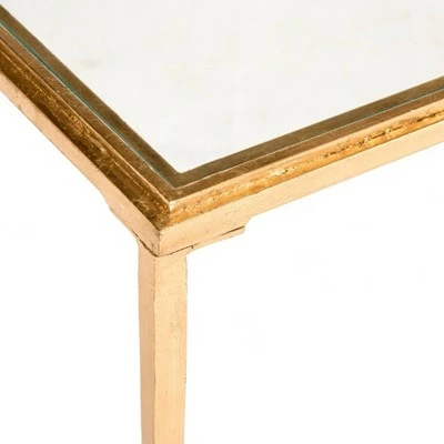 Garrick Coffee Table Gold/Clear - Safavieh 5 Garrick Coffee Table Gold/Clear - Safavieh - Image 3