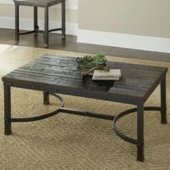 Steve Silver Co. Ambrose Cocktail Table Rustic Honey - Steve Silver