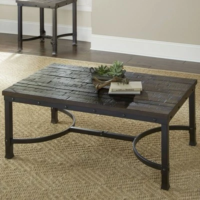 Steve Silver Co. Ambrose Cocktail Table Rustic Honey - Steve Silver 3 Steve Silver Co. Ambrose Cocktail Table Rustic Honey - Steve Silver